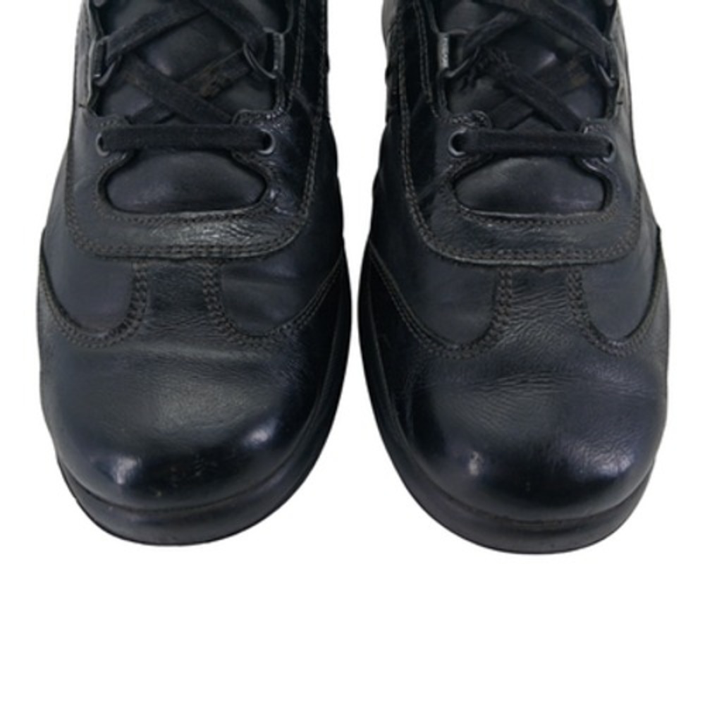 Mephisto Shoes Womens Size 11 Black Leather WaveWalk Walking Sneakers Comfort - Picture 3 of 10